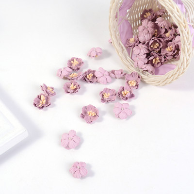 10/20/50 db mesterséges mikroszálas virágok mini virágok esküvői dekorációkhoz barkács koszorú fejdísz klip Kiegészítők Hamis virág