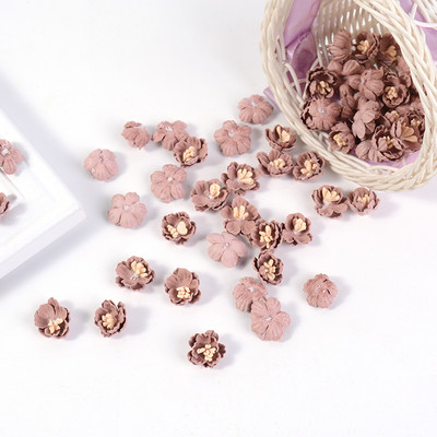 10/20/50 db mesterséges mikroszálas virágok mini virágok esküvői dekorációkhoz barkács koszorú fejdísz klip Kiegészítők Hamis virág