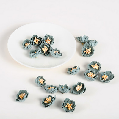 10/20/50 db mesterséges mikroszálas virágok mini virágok esküvői dekorációkhoz barkács koszorú fejdísz klip Kiegészítők Hamis virág