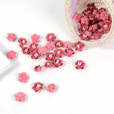 10/20/50 db mesterséges mikroszálas virágok mini virágok esküvői dekorációkhoz barkács koszorú fejdísz klip Kiegészítők Hamis virág