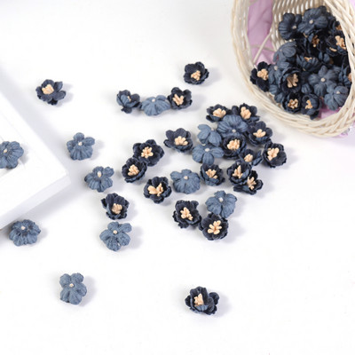 10/20/50 db mesterséges mikroszálas virágok mini virágok esküvői dekorációkhoz barkács koszorú fejdísz klip Kiegészítők Hamis virág