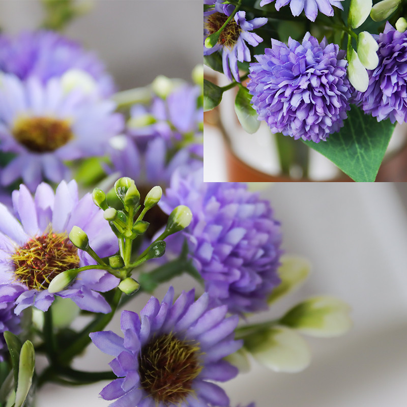 Művirágok Gerbera krizantém hortenzia esküvő Ünnepi parti Terasz Udvar kert Konferenciaközpont dekoráció