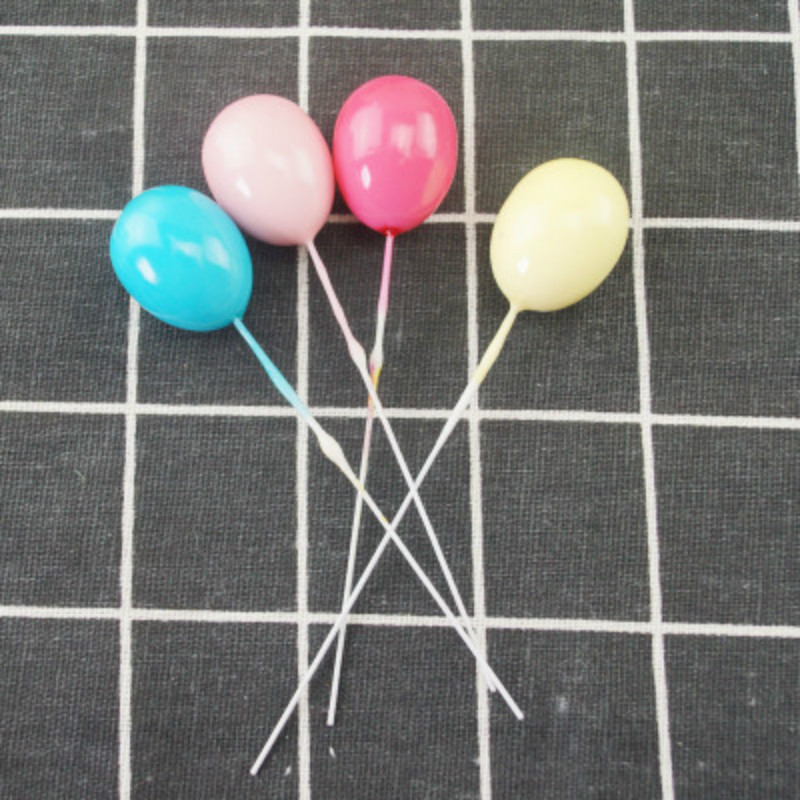 6 buc/pungă culori amestecate spumă balon pentru tort Toppers pentru tort La mulți ani decorațiuni pentru baby shower decorațiuni pentru tort pentru petrecerea de nuntă