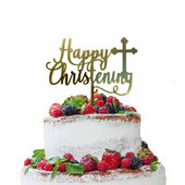 Keresztelő elsőáldozási tortadíszítés Keresztes tortafesték Keresztelő Akril Party Kellékek Torta díszítő eszközök