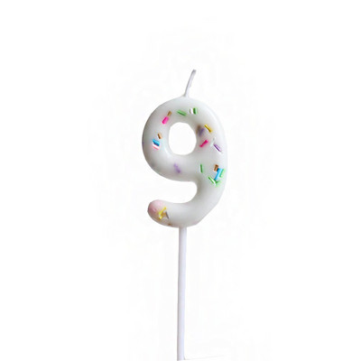 Jaunums 0 1 2 3 4 5 6 7 8 9 Kūku pildītājs Bērniem Meitenes Zēniem Mazuļu ballīšu piederumi Dekorācija Krāsains Kāzu Dzimšanas dienas Skaits Kūkas Sveces