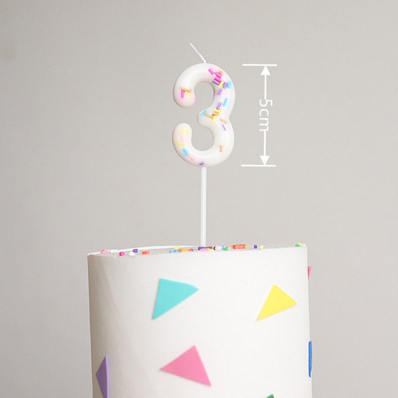 Jaunums 0 1 2 3 4 5 6 7 8 9 Kūku pildītājs Bērniem Meitenes Zēniem Mazuļu ballīšu piederumi Dekorācija Krāsains Kāzu Dzimšanas dienas Skaits Kūkas Sveces