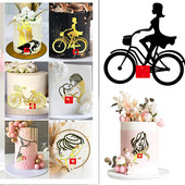 Absztrakt akril születésnapi buli tortafeltétek Arany lány arckép Boldog születésnapot tortafesték Díszítsd az otthoni találkozási desszert ajándékokat