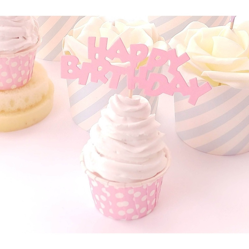 5 bucăți drăguță elf fustă balerină tutu rochie cake topper petrecere cupcake steaguri/tort de aniversare cu steag nunta coacere decora