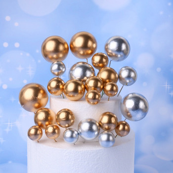 Lron Art Diamond Birthday Cake Topper Σημαία τούρτας για γαμήλια πάρτι Διακόσμηση γλυκού Γαμήλιο πάρτι γενεθλίων Cupcake toppers Προμήθειες
