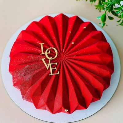 Új oldalsó akril Boldog születésnapot tortafeltét Piros arany kombó Kids Party Cupcake Toppers babazuhanyhoz Ajándék desszert dekoráció