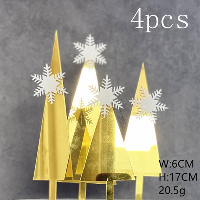 Νέο ακρυλικό χριστουγεννιάτικο χριστουγεννιάτικο πάρτι κέικ στολίδι Golden Elk Χριστουγεννιάτικο δέντρο Τούρτες για Παιδιά Χριστουγεννιάτικες τούρτες για οικογενειακό πάρτι Δώρο