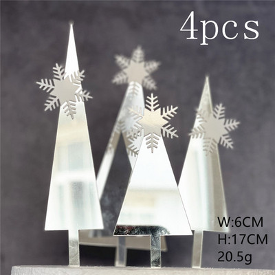 Νέο ακρυλικό χριστουγεννιάτικο χριστουγεννιάτικο πάρτι κέικ στολίδι Golden Elk Χριστουγεννιάτικο δέντρο Τούρτες για Παιδιά Χριστουγεννιάτικες τούρτες για οικογενειακό πάρτι Δώρο