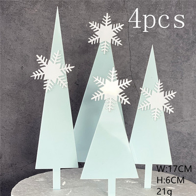 Νέο ακρυλικό χριστουγεννιάτικο χριστουγεννιάτικο πάρτι κέικ στολίδι Golden Elk Χριστουγεννιάτικο δέντρο Τούρτες για Παιδιά Χριστουγεννιάτικες τούρτες για οικογενειακό πάρτι Δώρο