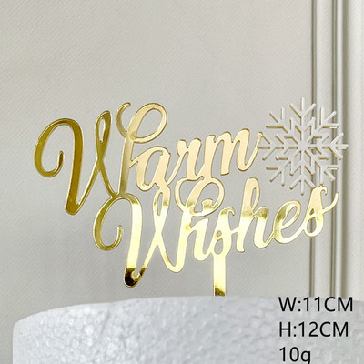 Νέο ακρυλικό χριστουγεννιάτικο χριστουγεννιάτικο πάρτι κέικ στολίδι Golden Elk Χριστουγεννιάτικο δέντρο Τούρτες για Παιδιά Χριστουγεννιάτικες τούρτες για οικογενειακό πάρτι Δώρο