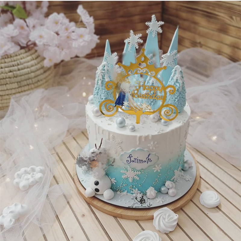 Νέο ακρυλικό χριστουγεννιάτικο χριστουγεννιάτικο πάρτι κέικ στολίδι Golden Elk Χριστουγεννιάτικο δέντρο Τούρτες για Παιδιά Χριστουγεννιάτικες τούρτες για οικογενειακό πάρτι Δώρο