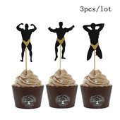 3 τμχ Φεστιβάλ Party Cake Topper Single Party Supplies Cake Decoration Πέος Balloon Bride Do Hen Party Dessert Decoration