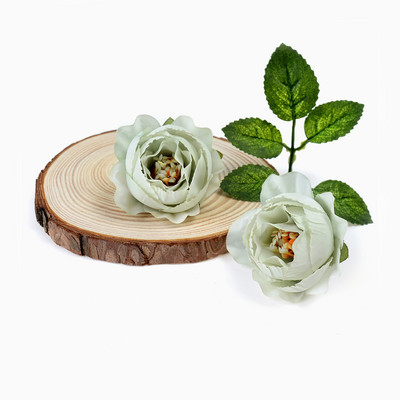 10 gab Zīda peonijas mākslīgais zieds 4 cm rozes zieda galva kāzu ballīšu dekorēšana vainags DIY rokdarbu aksesuāri viltoti ziedi
