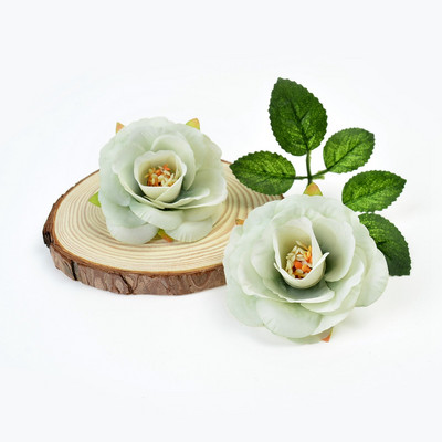 10 gab Zīda peonijas mākslīgais zieds 4 cm rozes zieda galva kāzu ballīšu dekorēšana vainags DIY rokdarbu aksesuāri viltoti ziedi