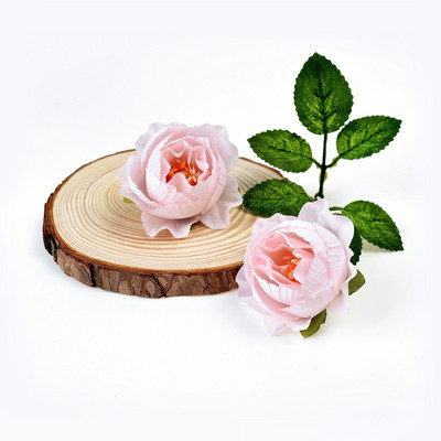 10 gab Zīda peonijas mākslīgais zieds 4 cm rozes zieda galva kāzu ballīšu dekorēšana vainags DIY rokdarbu aksesuāri viltoti ziedi