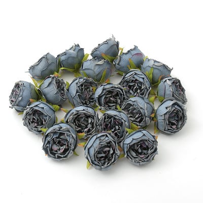 10gab 5cm eļļas glezna vintage roze mākslīgā zīda ziedu galviņas kāzu dekorēšana DIY vainags Scrapbooking amatniecība viltoti ziedi