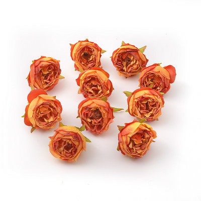 10gab 5cm eļļas glezna vintage roze mākslīgā zīda ziedu galviņas kāzu dekorēšana DIY vainags Scrapbooking amatniecība viltoti ziedi