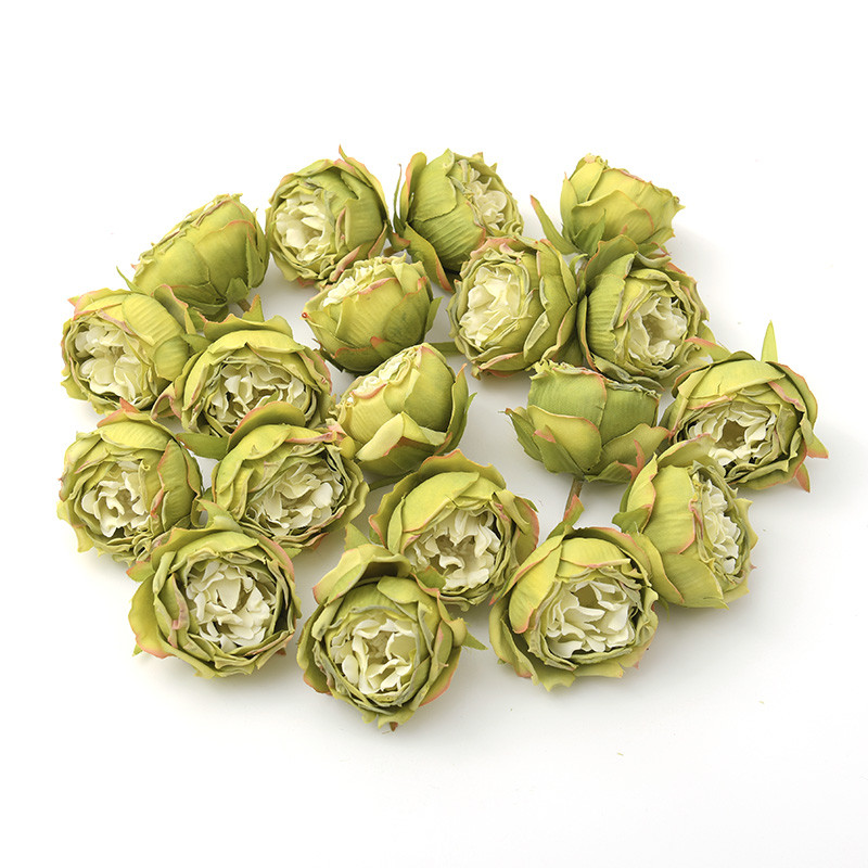 10gab 5cm eļļas glezna vintage roze mākslīgā zīda ziedu galviņas kāzu dekorēšana DIY vainags Scrapbooking amatniecība viltoti ziedi