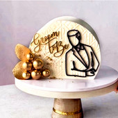 Jauns minimālistisks daudz laimes dzimšanas dienas kūkas virsma, melns abstrakts sejas akrila kūku topers dekors ģimenes ballīšu cepšanai