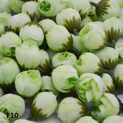 20/30gab. 2cm mākslīgais rožu pumpurs, mazs zīda zieds, tējas pumpuriņš kāzu mājas ballītes dekorēšanai, DIY vainags.