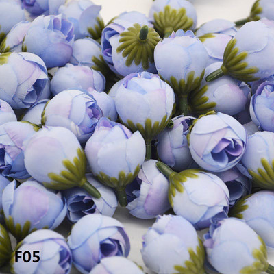 20/30gab. 2cm mākslīgais rožu pumpurs, mazs zīda zieds, tējas pumpuriņš kāzu mājas ballītes dekorēšanai, DIY vainags.