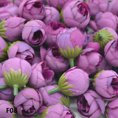 20/30gab. 2cm mākslīgais rožu pumpurs, mazs zīda zieds, tējas pumpuriņš kāzu mājas ballītes dekorēšanai, DIY vainags.