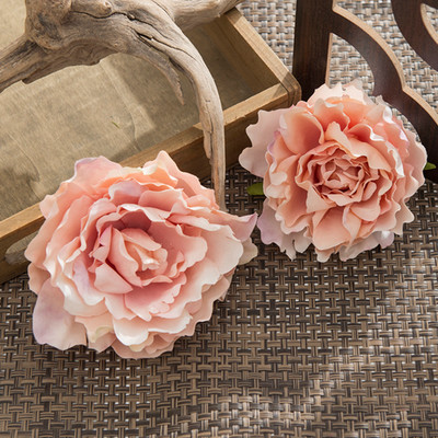 10 db Művirág Otthoni karácsonyi dekoráció otthoni selyem bazsarózsa hamis növény barkácsolás Scrapbooking kültéri esküvői dekoráció