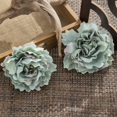 10 db Művirág Otthoni karácsonyi dekoráció otthoni selyem bazsarózsa hamis növény barkácsolás Scrapbooking kültéri esküvői dekoráció