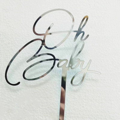 Χαριτωμένο κορίτσι κουνέλι αγόρι για κέικ Toppers Σημαίες Παιδιά Χρόνια Πολλά Ροζ μπλε χρυσό Cupcake Topper Γάμος Νύφη Πάρτι Baby Shower Decor