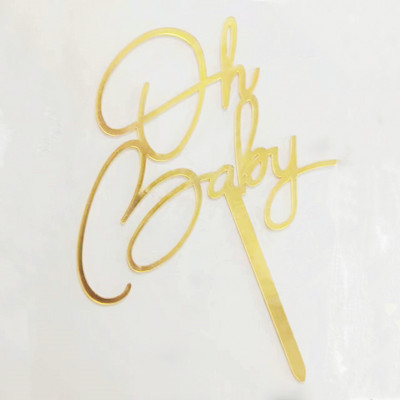 Χαριτωμένο κορίτσι κουνέλι αγόρι για κέικ Toppers Σημαίες Παιδιά Χρόνια Πολλά Ροζ μπλε χρυσό Cupcake Topper Γάμος Νύφη Πάρτι Baby Shower Decor