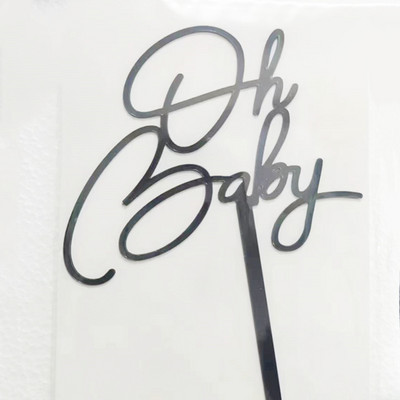 Χαριτωμένο κορίτσι κουνέλι αγόρι για κέικ Toppers Σημαίες Παιδιά Χρόνια Πολλά Ροζ μπλε χρυσό Cupcake Topper Γάμος Νύφη Πάρτι Baby Shower Decor