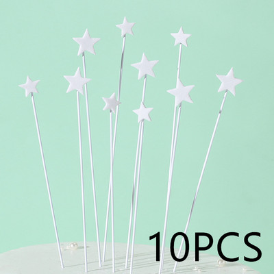 1 szett színes betűs boldog születésnapi tortafedő arany kis csillag barkácsolás party ajándék cupcake topper babazuhany desszert dekorációhoz