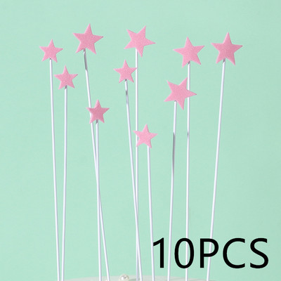 1 szett színes betűs boldog születésnapi tortafedő arany kis csillag barkácsolás party ajándék cupcake topper babazuhany desszert dekorációhoz