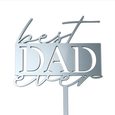 Boldog Apák napját, 2023. Születésnapi tortalapát arany fekete apa az én hősöm szuperapám akril tortafeltétek party desszertdísz