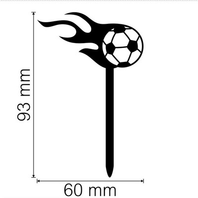 ins Fotbal Happy Birthday Cake Topper Tema baschet Topper acrilic pentru tort pentru copii, petrecere de aniversare, decorare tort pentru baby shower