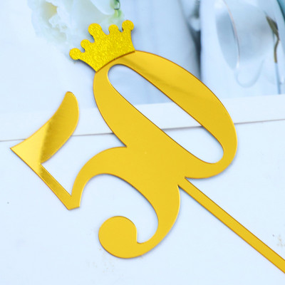 ins Arany szám Boldog születésnapot tortafedő fekete akril esküvői tortafedő díszíti gyerekeknek születésnapi parti ünnepi torta kellékek