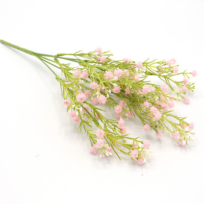 1 csokor Hamis kis virágok fejek DIY Gypsophila szimuláció mesterséges hamis virág Baba lehelet esküvői otthoni dekoráció