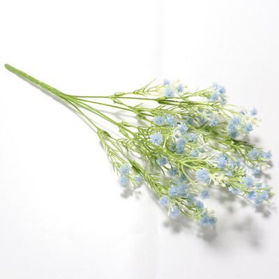 1 csokor Hamis kis virágok fejek DIY Gypsophila szimuláció mesterséges hamis virág Baba lehelet esküvői otthoni dekoráció