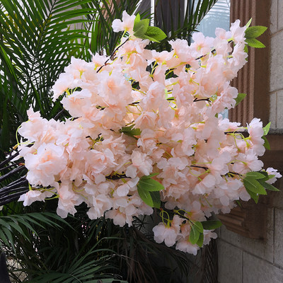 80cm Cherry Tree Artificial Pollen Κόκκινο Μεταξωτό Στολισμός Γάμου Κλαδί κερασιάς Διακόσμηση σπιτιού Αψίδα γάμου