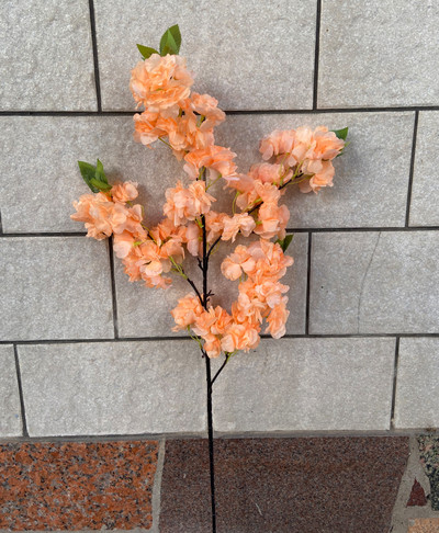 80cm Cherry Tree Artificial Pollen Κόκκινο Μεταξωτό Στολισμός Γάμου Κλαδί κερασιάς Διακόσμηση σπιτιού Αψίδα γάμου