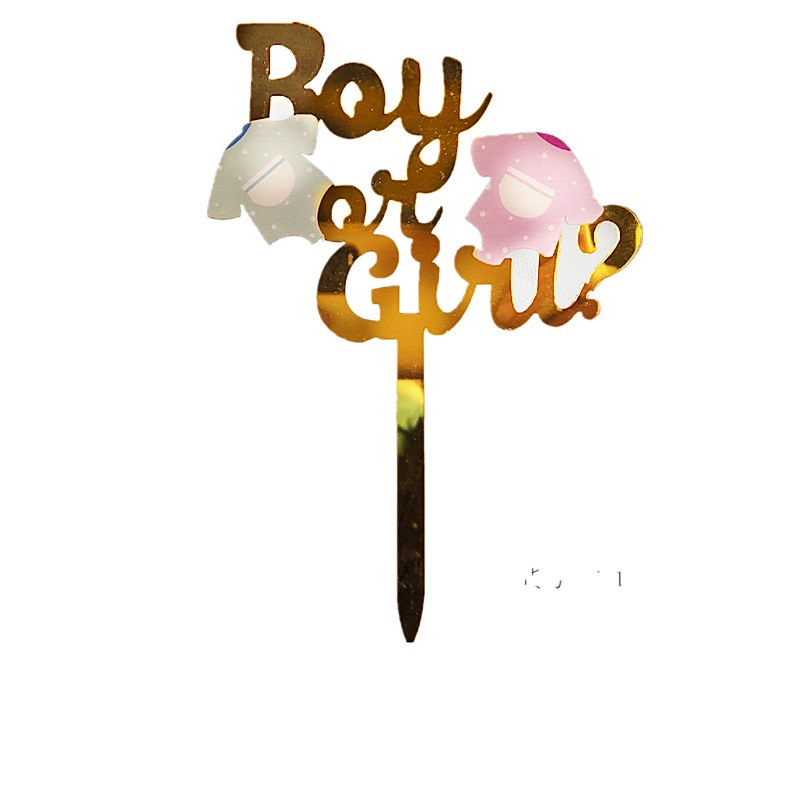 Daudz laimes dzimšanas dienā kūkas virsma Akrila "Ak, mazulīte" zēns, meitene, kūciņa cepure Kāzu ballītes dekorēšana bērnu dušai Kūkas cepšanas piederumi