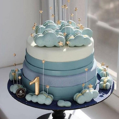 Star Cake Topper Dekoracija torte za vjenčanje Rođendanska zabava Potrepštine za dekoraciju Cloud Star Baby Tuš poklon