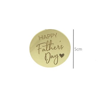10 ΤΕΜ. Fathers Day Cake Topper Happy Father Day Cupcake Toppers for Dad Birthday Party Supplies Κουτί δώρου Διακοσμήσεις για κάρτες Κρεμαστό