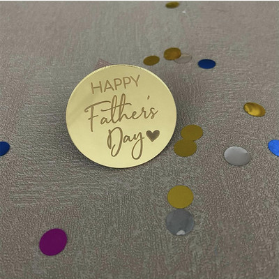 10 DB Apák napi tortafeltét Boldog Apák napi tortafeltét apának születésnapi parti kellékek díszdoboz dekoráció kártya medál