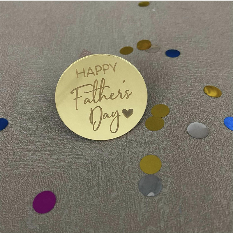 10 DB Apák napi tortafeltét Boldog Apák napi tortafeltét apának születésnapi parti kellékek díszdoboz dekoráció kártya medál