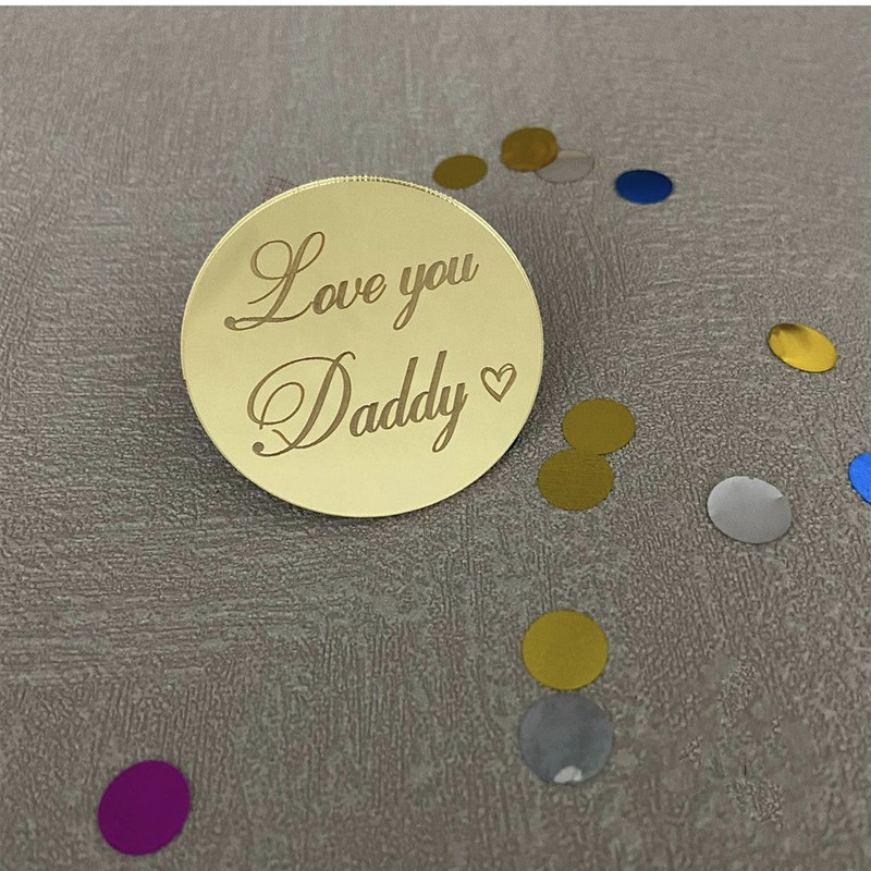 10 DB Apák napi tortafeltét Boldog Apák napi tortafeltét apának születésnapi parti kellékek díszdoboz dekoráció kártya medál